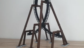 Американские горки - перевернутая петля 1:64 2