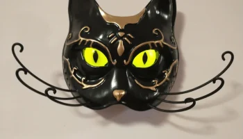 Маска-сплайсер Bioshock Cat со светодиодными глазами...