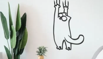 Настенное украшение для кошек Simons Cat...