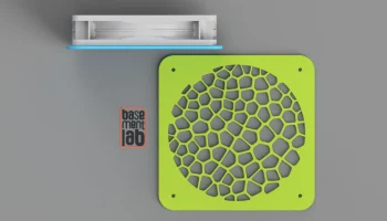 Крышка вентилятора охлаждения - Voronoi Design - Принтер .. 1