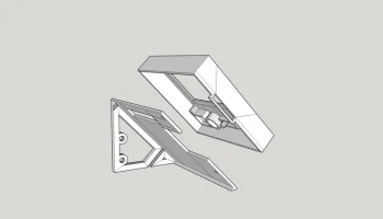 RepRap 12864 KBA V1.3 Корпус для бокового крепления ЖК-ди... 2