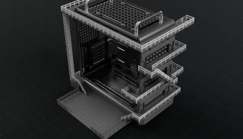 Ангар произвольной формы Q540 1/60 для Cooler Master Qube... 1