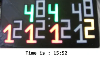 Простые двоичные часы 4
