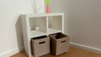 Мебель для кукольного домика IKEA Kallax Inspired 1:12 1
