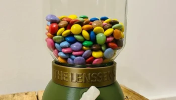Стеклянный диспенсер для конфет Nutella (обновлен для M&M's  5