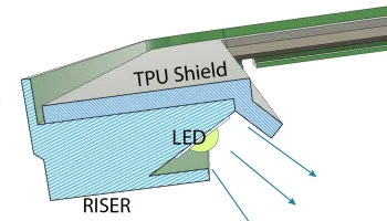 BambuLab Top Glass Riser 4 COB LED 1