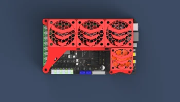 Логотип BTT Manta M8P Cooling D3D Design для Creality K1/...