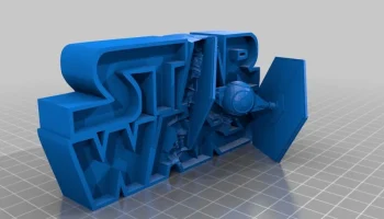 Звездные войны - 3D-логотип 1