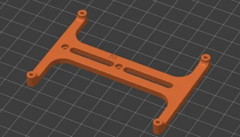 Крепление Orange Pi 2E+ на DIN-рейку Voron 1
