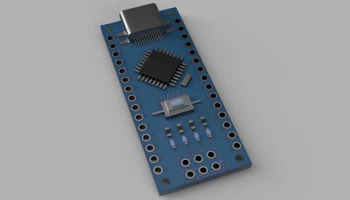 Arduino Nano - форматы F3D, STL, OBJ, 3MF 1