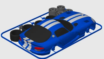 Карточка комплекта Dodge Viper GTS Coup&eacute; (SR II) (масштаб 1:24) 7
