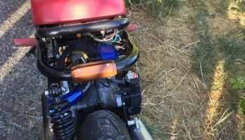 Украшение рамы Honda Ruckus "Finkelberry"