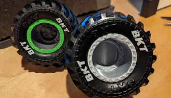 Сменное колесо для литого монстр-трака в масштабе 1:24..... Сменное колесо для литого монстр-трака в масштабе 1:24.....