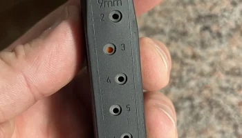 Glock 43 podavač z&aacute;sobn&iacute;ku oranžov&yacute; / Glock 43 магазинный... 1