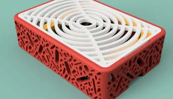Чехол для Raspberry Pi 4 с индивидуальной крышкой (время ... 1