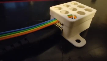 ESP32 S3 Super Mini Case с точками для винтов........