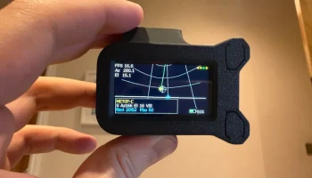 Гироскопический спутниковый трекер 3D-POV с GPS........