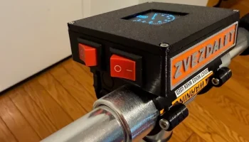 Цифровой спидометр Arduino для самоката Razor A5 Lux AKA ... 1