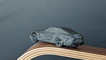 A90 Toyota Supra Print in Place с движущимися колесами......