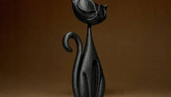 Забавная фигурка кота 1