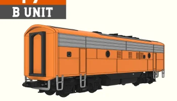 Блок B локомотива F7 - Dragon Railway 3