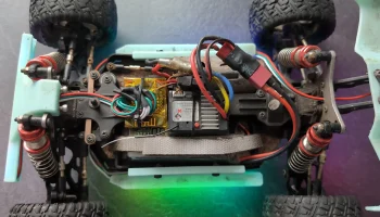 Wltoys 144001 Обновление светодиодной ленты и спойлер с Wled 6