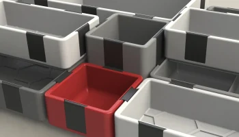 Catch-All Trays/Настольный органайзер - штабелируемый рем...