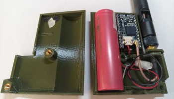 корпус nRF52840 + SX1262 + 18650 4