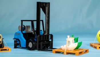 Радиоуправляемый погрузчик, напечатанный на 3D-принтере -.. 4