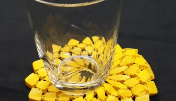 Подставка из ткани подсолнух 1