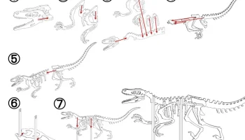 Набор 3Dino Puzzle Museum DX, том 2 2