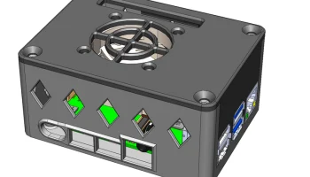 Корпус вентилятора Raspberry Pi 4