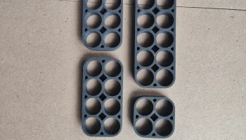 18650 Набор двухрядных держателей | Проводные каналы (4-12 я 2