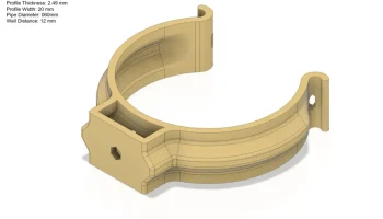 Защелкивающиеся хомуты для труб (версия B) - 20-200 мм - 0,8