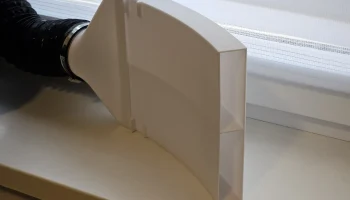 Вытяжка из окна xTool (или любой другой шланг диаметром 3 дю 2