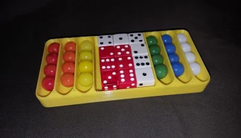 Лоток для хранения кубиков и мрамора для настольных игр (...