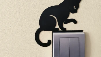 Выключатель света / украшение для розетки Cat - Модель 2 ... Выключатель света / украшение для розетки Cat - Модель 2 ...