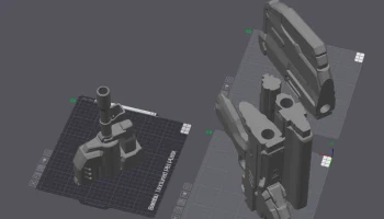 Боевая винтовка Halo 4 (вырезано для печати)...... 2