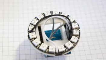 Кольцевой щит Neopixel для WeMos D1 mini 2