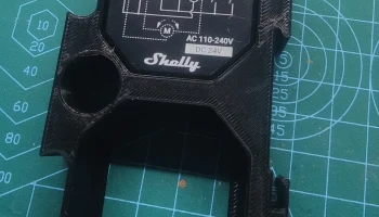 Держатель на двойную DIN-рейку Shelly 2PM........