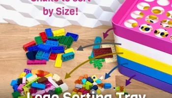 Lego Sorting Tray (штабелируемый компактный органайзер из... 1