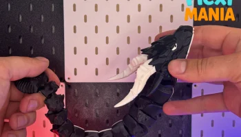 Flexi Dragon Шарнирная печать на месте 1
