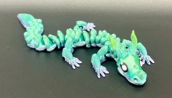 Graceful Dragon - Шарнирный - Печать на месте - Без опор ... 1