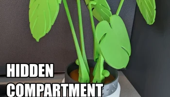 Горшок-ваза для цветов ForgeCore Monstera Coaster Plant..... 1