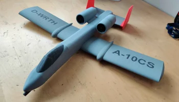 А-10КС | Полностью 3D-печатная двойная радиоуправляемая плос