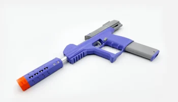 Znc Aus - функциональный мощный пистолет Nerf с магазинно... 9