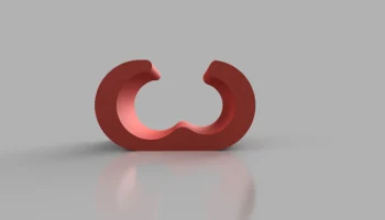 Зажим для велосипедного кабеля 1