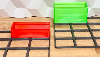 Gridfinity Box (быстрая печать, облегченная версия, меньш... 3