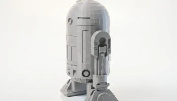 Коллекционная 3D-печать дроида R2-D2 из "Звездных войн"..... 3