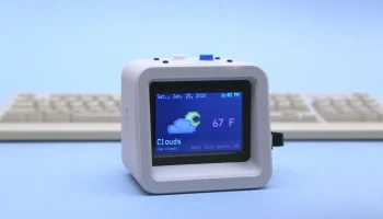 Ретро-метеостанция ESP32 7